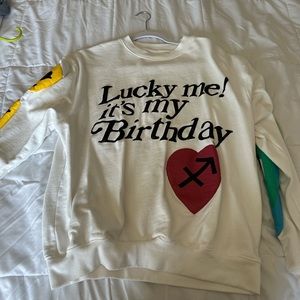 Kanye West Lucky Me! It’s My Birthday Pullover